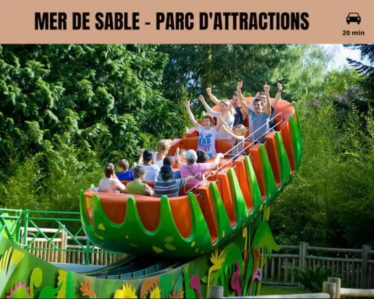 Maison Individuelle Tout Confort Terrasse Exterieur Proche Parc Asterix, Aeroport Roissy Cdg, Paris, Disney, Chateau De Chantilly La Chapelle-en-Serval Extérieur photo